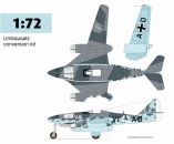 Me 262 V-9  "Rennkabine" + 35° Vorflügel HG 1 Umbausatz  1/72